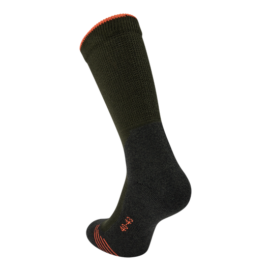 DEERHUNTER JAGD COOLMAX SOCKEN GRÜN/ORANGE