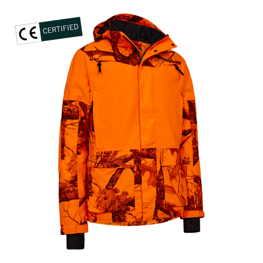 DEERHUNTER BEHEIZBARE H. GAME JACKE FÜR DRÜCKJAGD ORANGE REALTREE