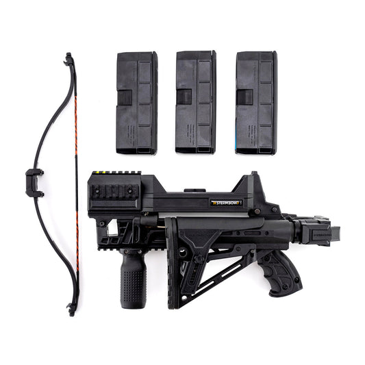 STEAMBOW AR-SERIES – M10 ARMBRUST TACTICAL KOMPLETSET INKL. TRANSPORTKOFFER