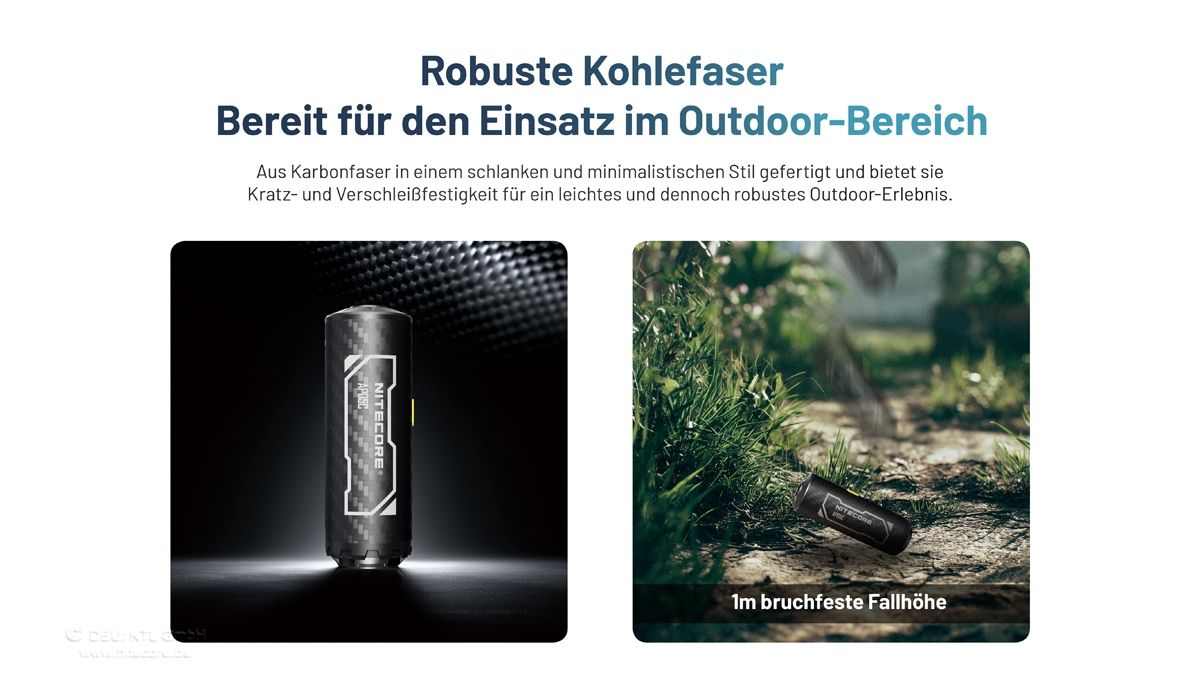 NITECOR AP05C - MINI OUTDOOR, SURVIVAL, EDC LUFTPUMPE
