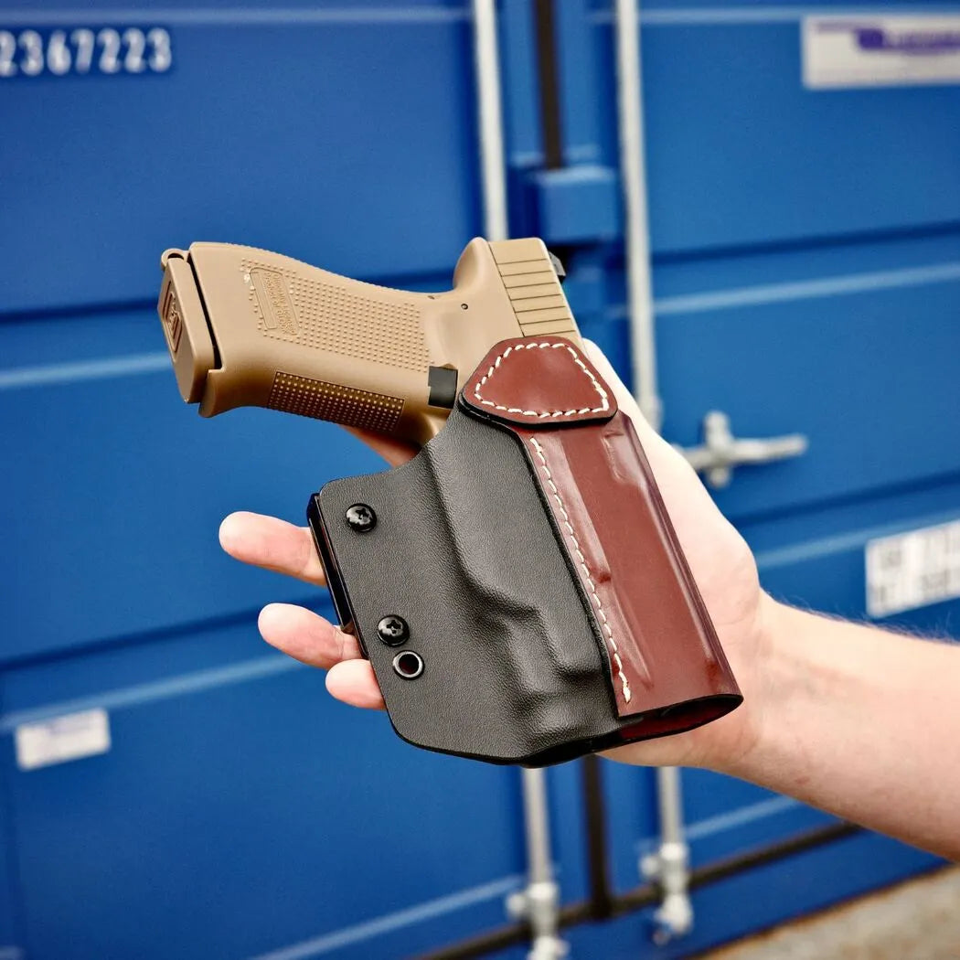 FALCO HOLSTERS C916 L LEDER/KYDEX OWB HOLSTER GLOCK 45