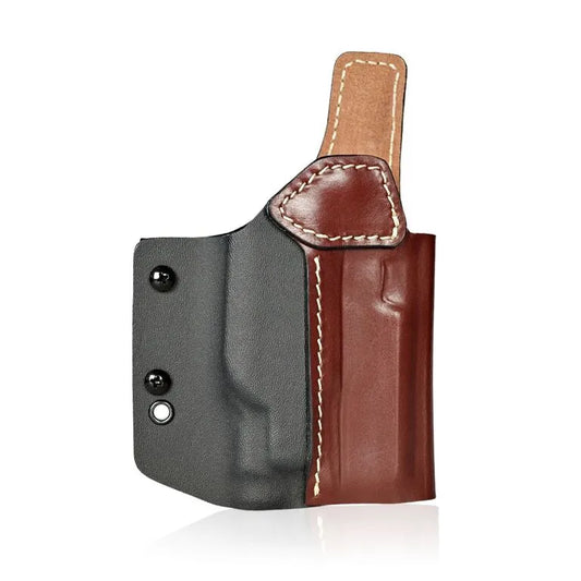 FALCO HOLSTERS C916 L LEDER/KYDEX OWB HOLSTER GLOCK 43X RAIL