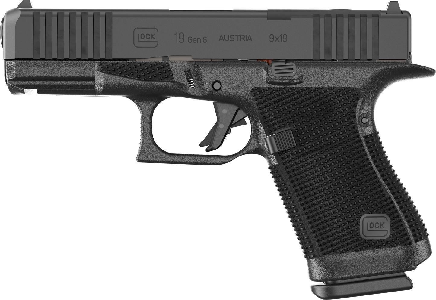GLOCK PISTOLE G19 GEN6/OR/FS 9MM LUGER 4"