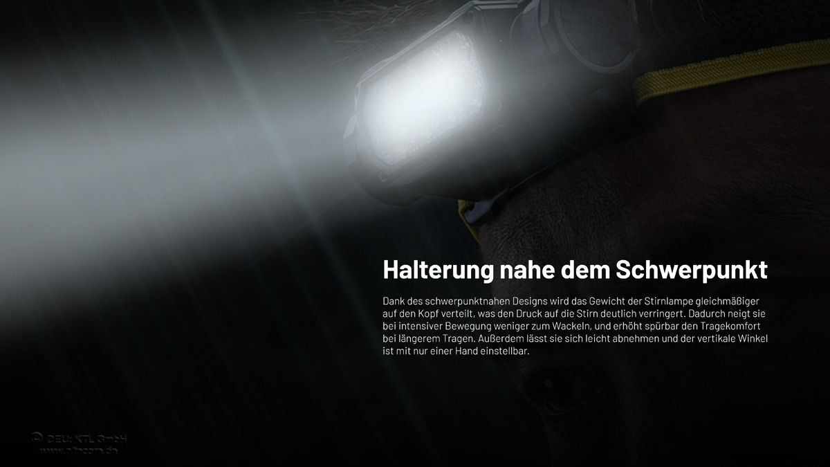 Nitecore HC65 UHE - 2000 Lumen - 3 Lichtquellen
