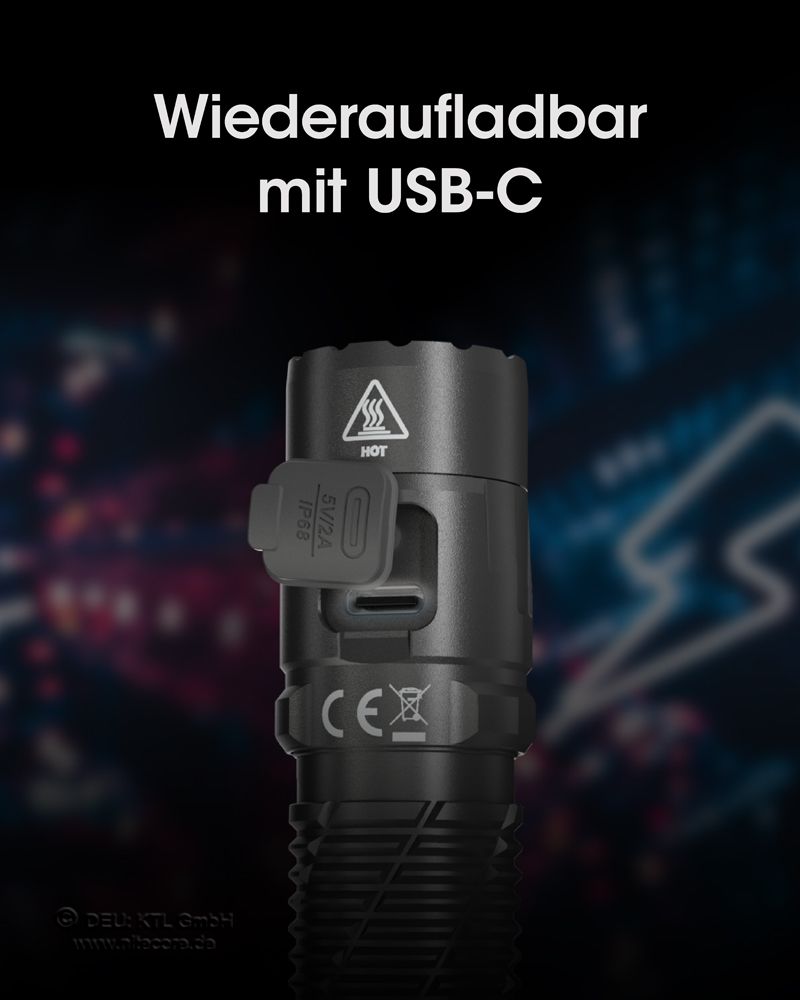 NITECORE MH12 PRO - 3300 LUMEN, UHi 40 LED EDC TASCHENLAMPE