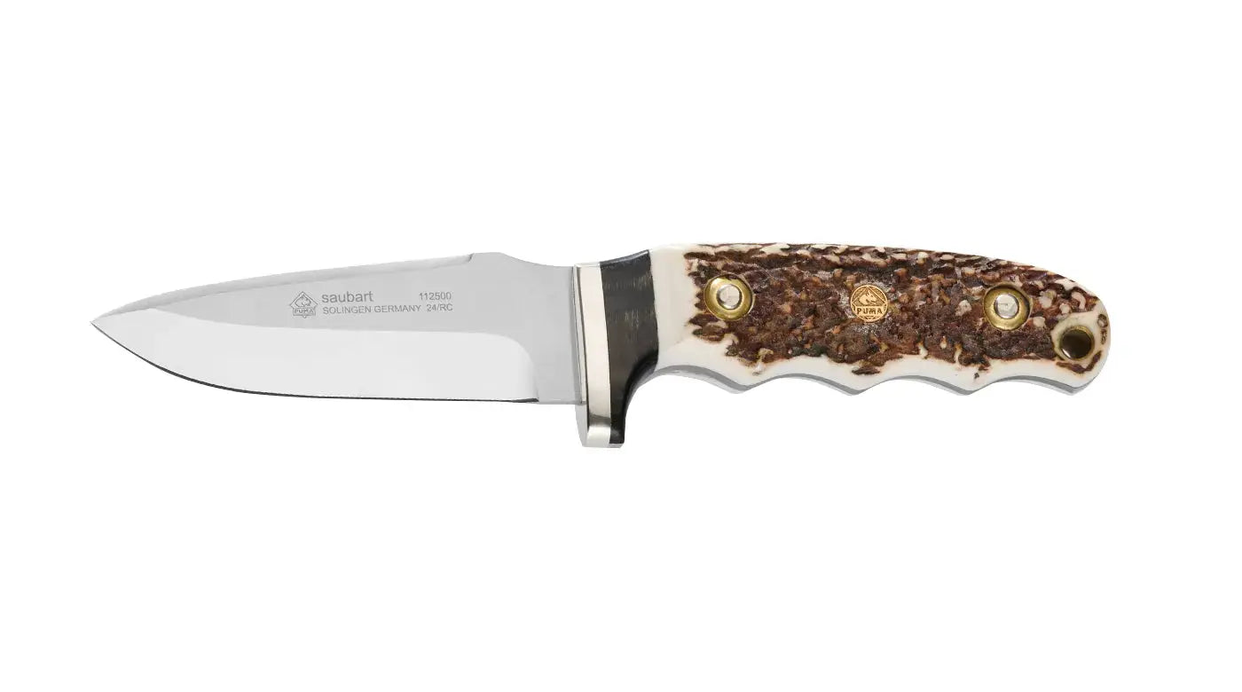 PUMA SAUBART, JAGDMESSER HIRSCHHORN