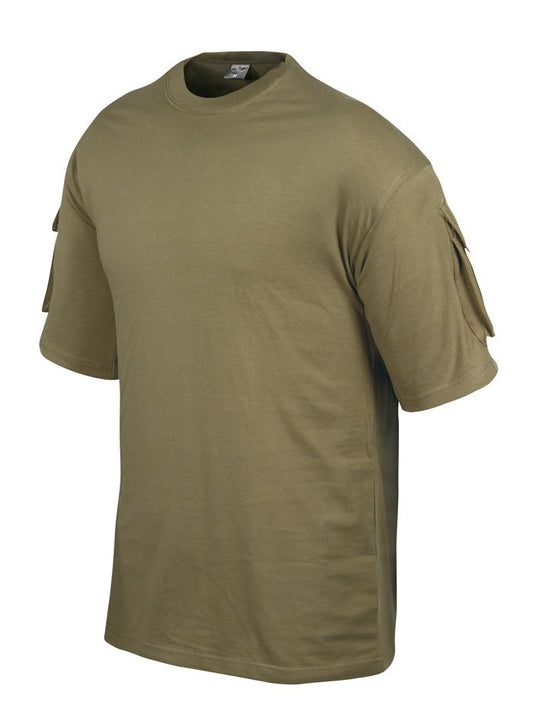 MFH COMBAT T-SHIRT MIT ÄRMELTASCHE