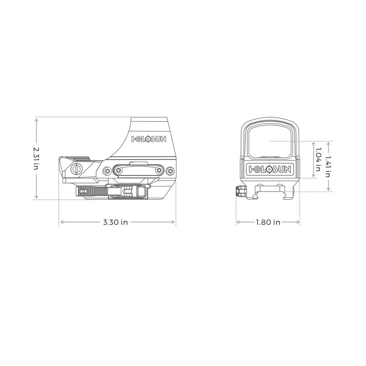 HOLOSUN HS510C OFFENES REFLEX ROTRPUNKTVISIER