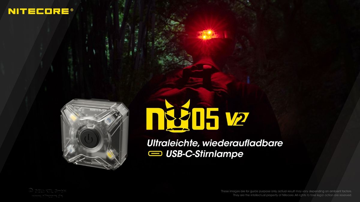 Nitecore NU05 V2 - USB-C EDC SIGNALLICHT
