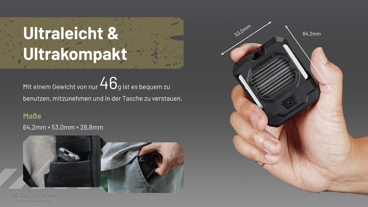 NITECORE EMR05 TAC - MÜCKENABWEHR GERÄT