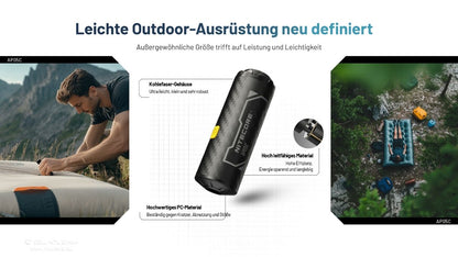 NITECOR AP05C - MINI OUTDOOR, SURVIVAL, EDC LUFTPUMPE