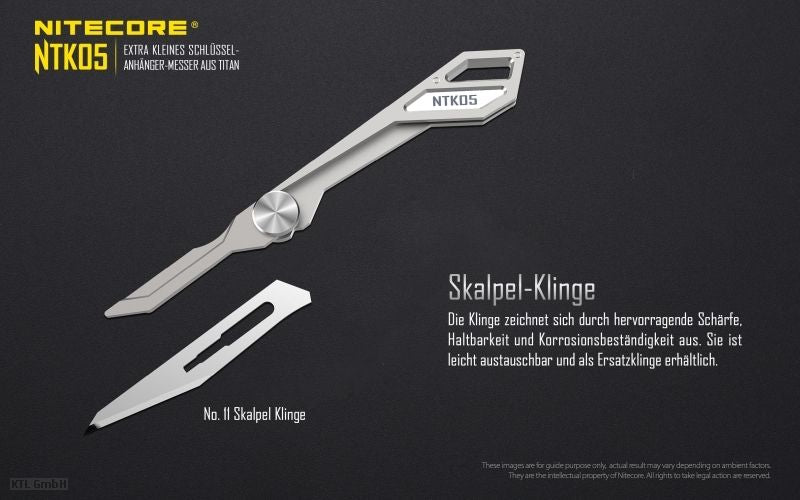 NITECORE TITAN EDC, OUTDOOR, SURVIVAL KNIFE NTK05