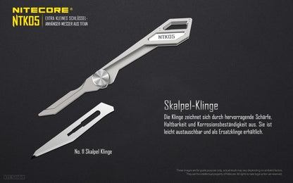 NITECORE TITAN EDC, OUTDOOR, SURVIVAL KNIFE NTK05