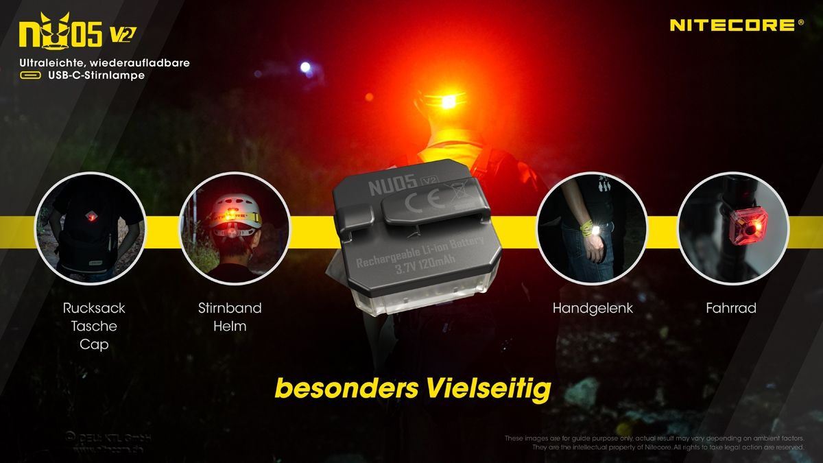 Nitecore NU05 V2 - USB-C EDC SIGNALLICHT