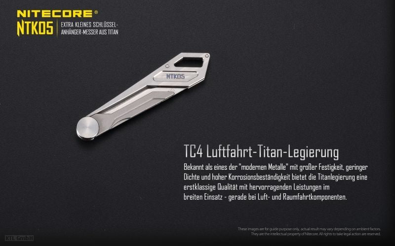 NITECORE TITAN EDC, OUTDOOR, SURVIVAL KNIFE NTK05