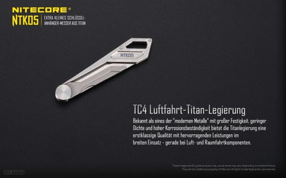 NITECORE TITAN EDC, OUTDOOR, SURVIVAL KNIFE NTK05