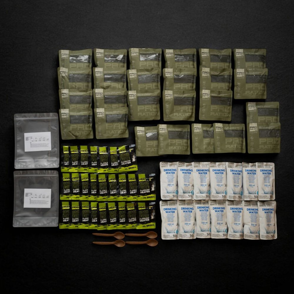 EMERGENCY BOX NOTVORRAT TACTICAL MEAL READY TO EAT