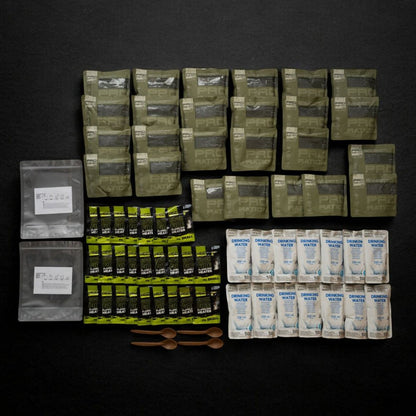 EMERGENCY BOX NOTVORRAT TACTICAL MEAL READY TO EAT