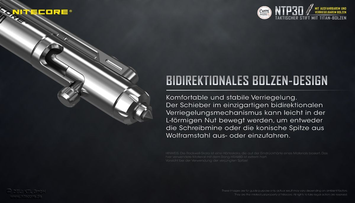 NITECORE TITAN EDC PEN NTP30 KUGELSCHREIBER