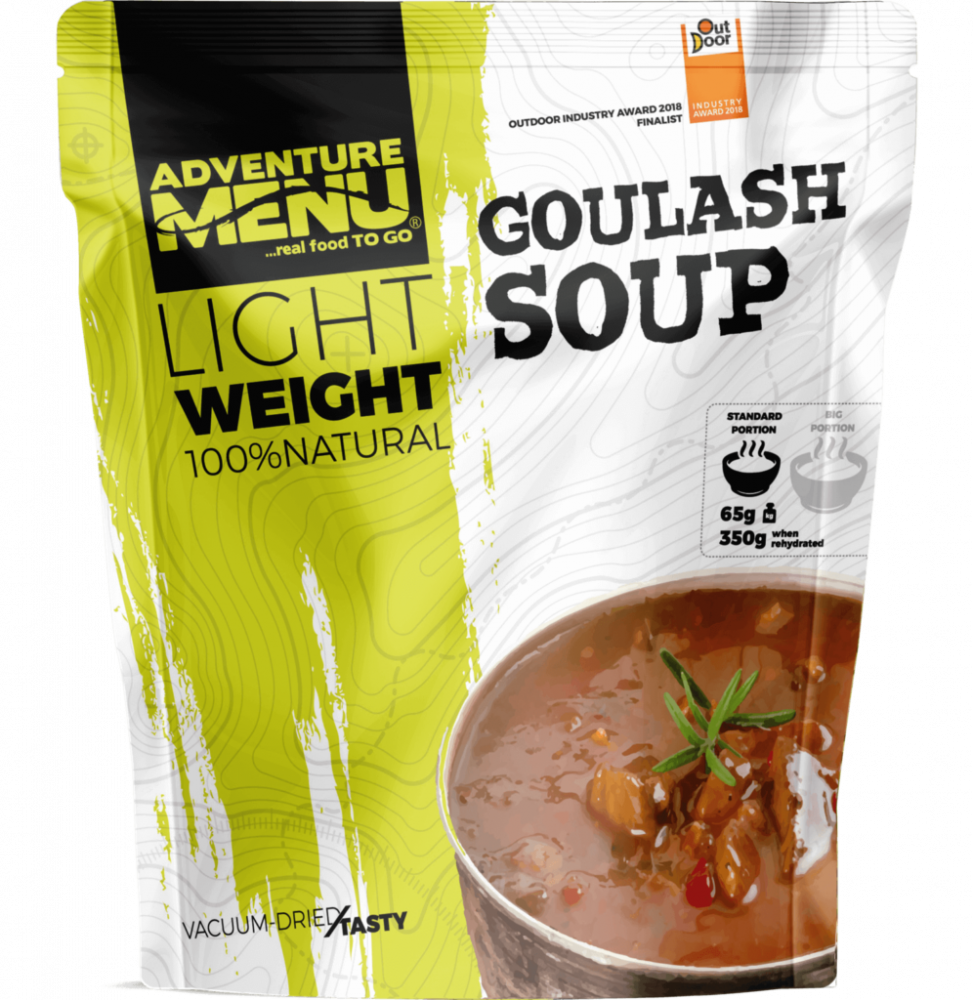 OUTDOOR NOTFALL NAHRUNG GULASCHSUPPE