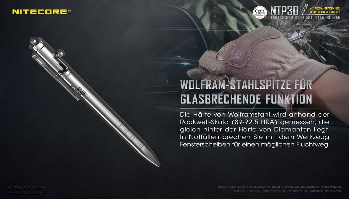 NITECORE TITAN EDC PEN NTP30 KUGELSCHREIBER