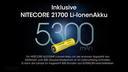 NITECORE MH25 PRO - 3300 LUMEN, UHi 40 LED EDC TASCHENLAMPE