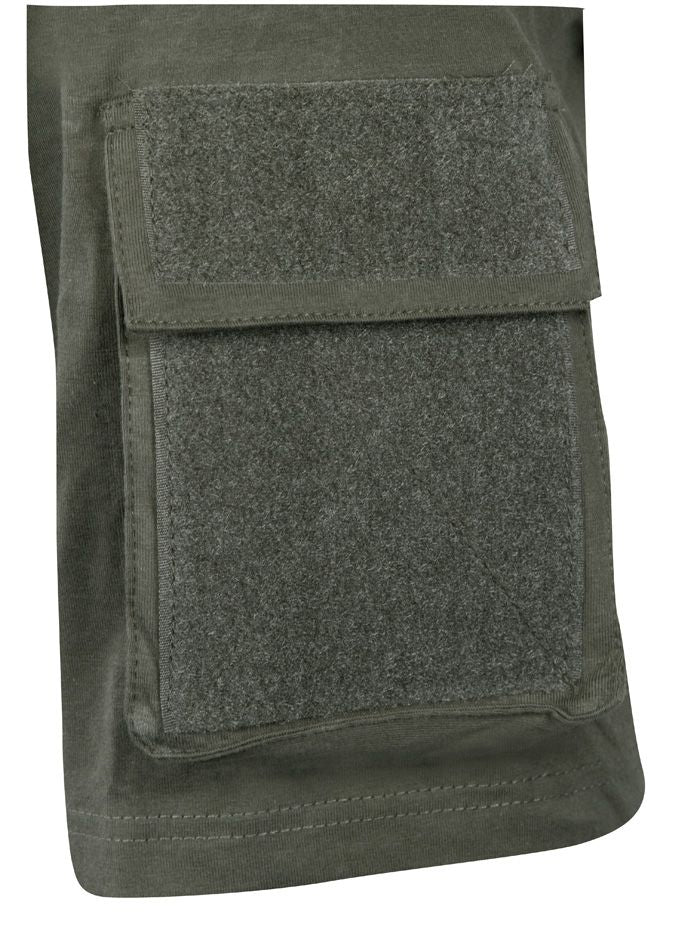 MFH COMBAT T-SHIRT MIT ÄRMELTASCHE