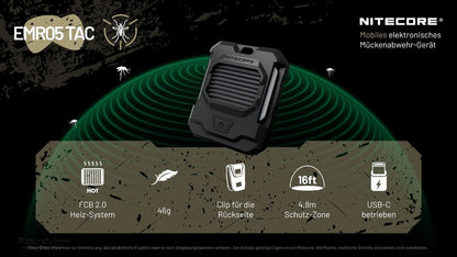 NITECORE EMR05 TAC - MÜCKENABWEHR GERÄT