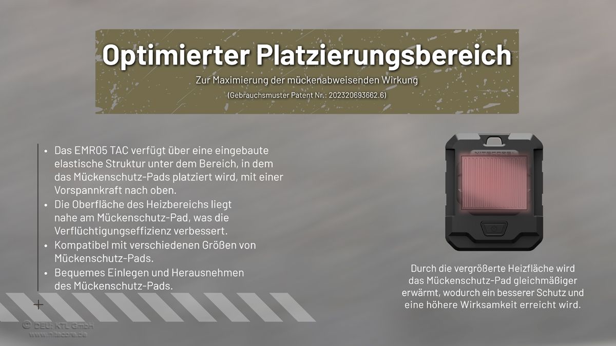 NITECORE EMR05 TAC - MÜCKENABWEHR GERÄT