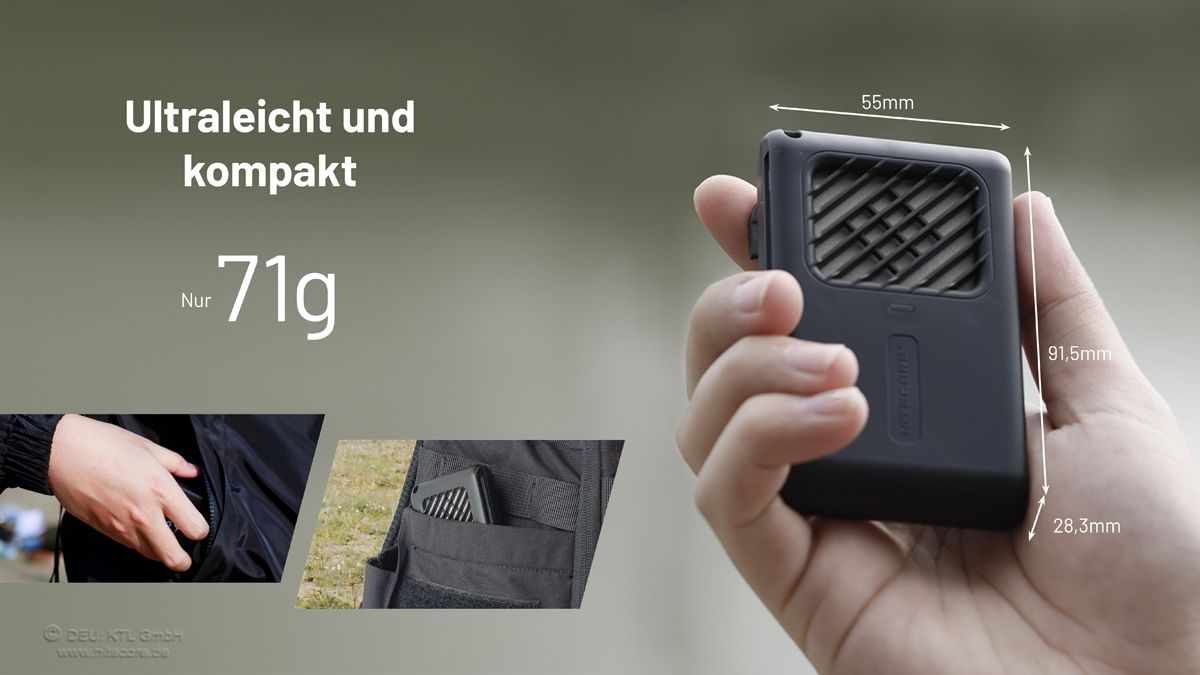 NITECORE EMR06 TAC - MÜCKENABWEHR GERÄT INTEGRIERTER AKKU