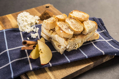 OUTDOOR NOTFALL NAHRUNG BROTPUDDING MIT ÄPFELN UND ZIMT
