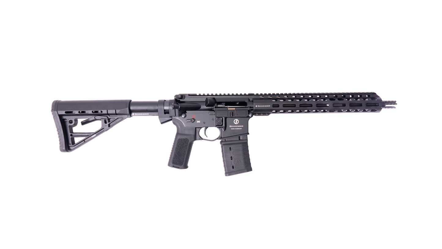 SCHMEISSER M4FL AR-15 SLIM LINE HALBAUTOMATISCHE BÜCHSE SCHWARZ 12,5"