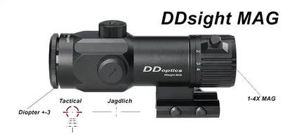 DDoptics RedDot Visier DDsight MAG 1-4x22 Automatic IPoint