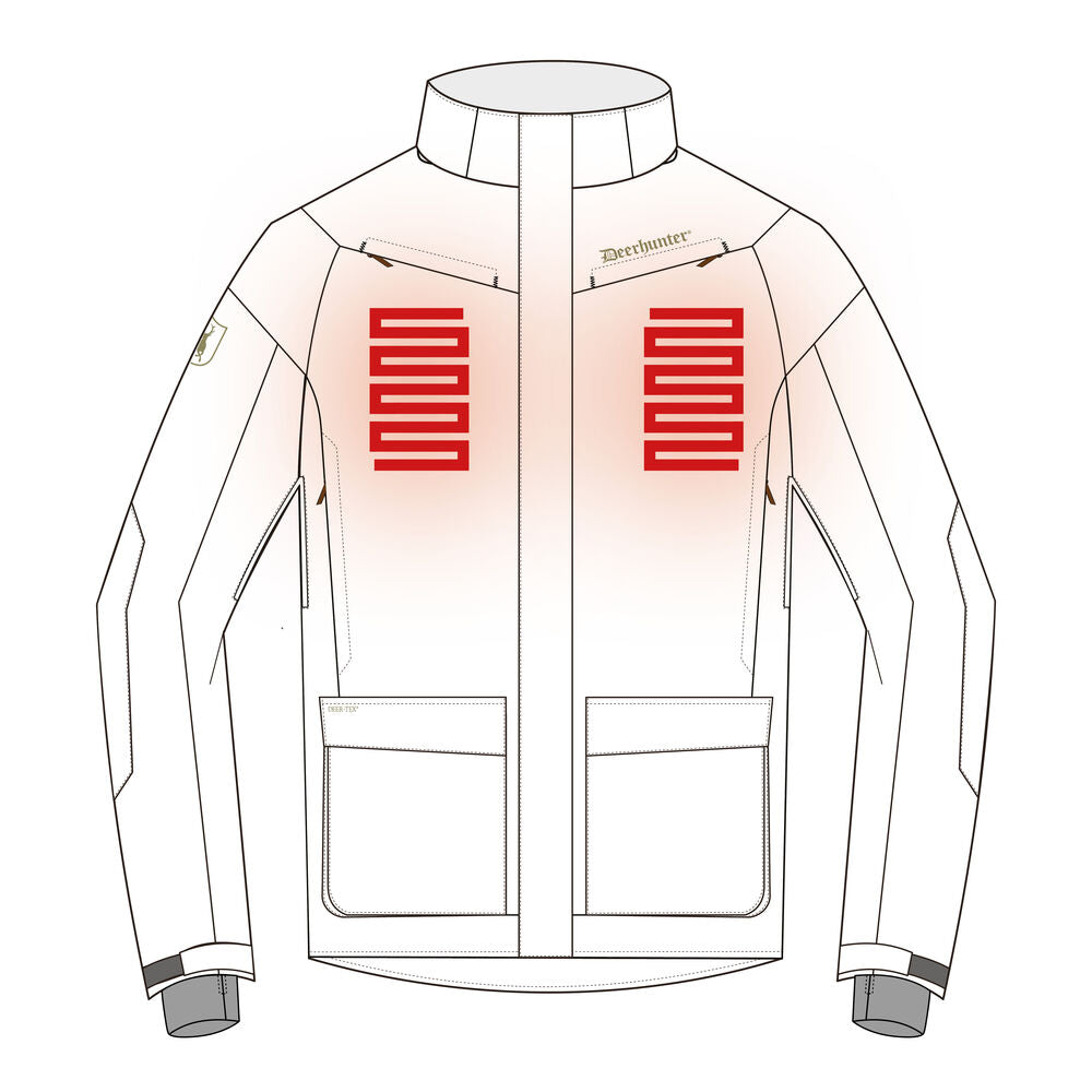 DEERHUNTER BEHEIZBARE H. GAME JACKE FÜR DRÜCKJAGD ORANGE REALTREE