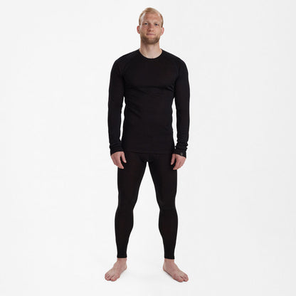 DEERHUNTER QUINN MERINO UNTERHEMD BLACK OAK