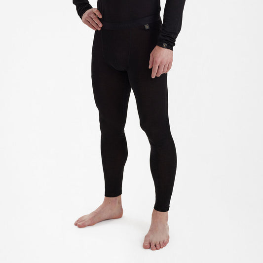 DEERHUNTER QUINN MERINO LANGE UNTERHOSE BLACK OAK