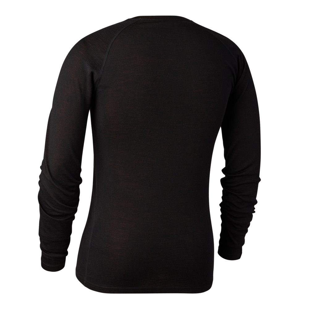 DEERHUNTER QUINN MERINO UNTERHEMD BLACK OAK
