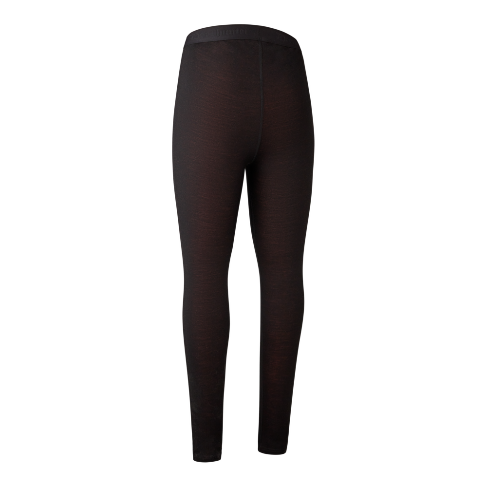 DEERHUNTER QUINN MERINO LANGE UNTERHOSE BLACK OAK