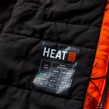 DEERHUNTER BEHEIZBARE H. GAME JACKE FÜR DRÜCKJAGD ORANGE REALTREE
