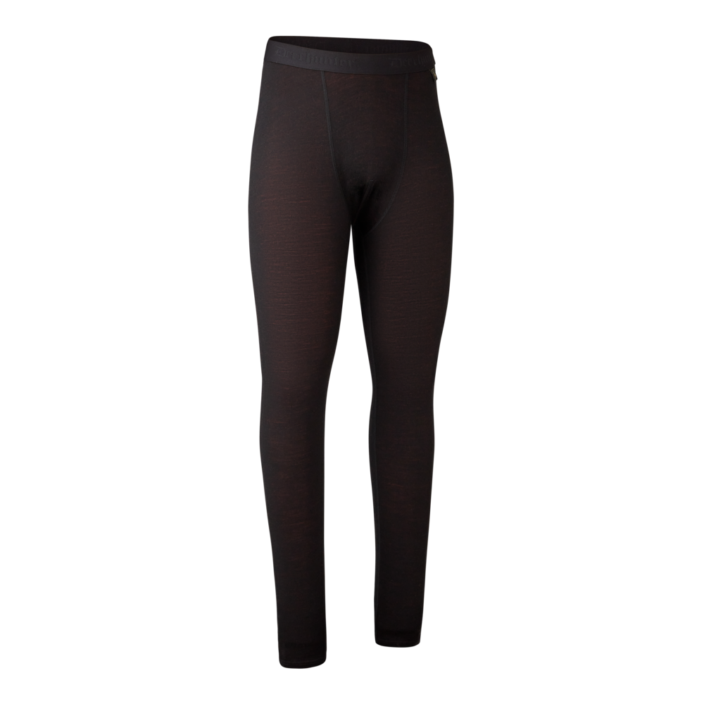 DEERHUNTER QUINN MERINO LANGE UNTERHOSE BLACK OAK