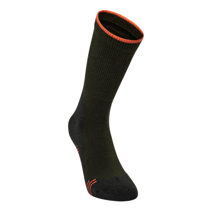 DEERHUNTER JAGD COOLMAX SOCKEN GRÜN/ORANGE