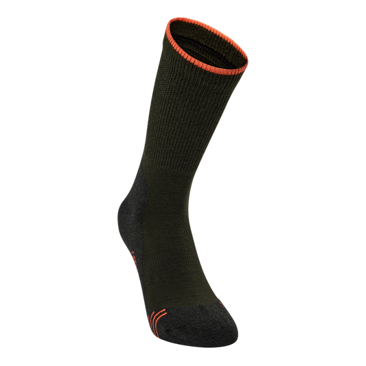 DEERHUNTER JAGD COOLMAX SOCKEN GRÜN/ORANGE