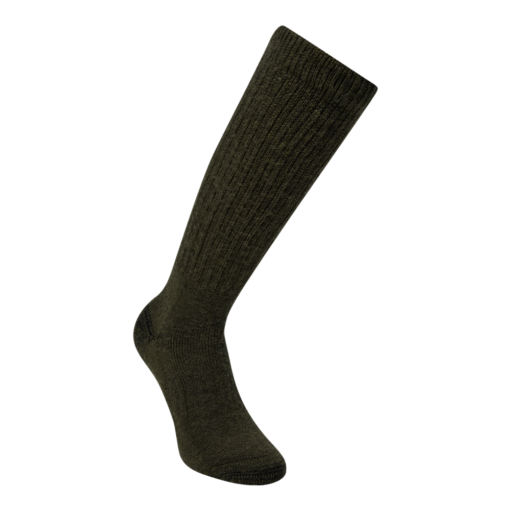 DEERHUNTER JAGD WOLL SEIDEN SOCKEN GRÜN