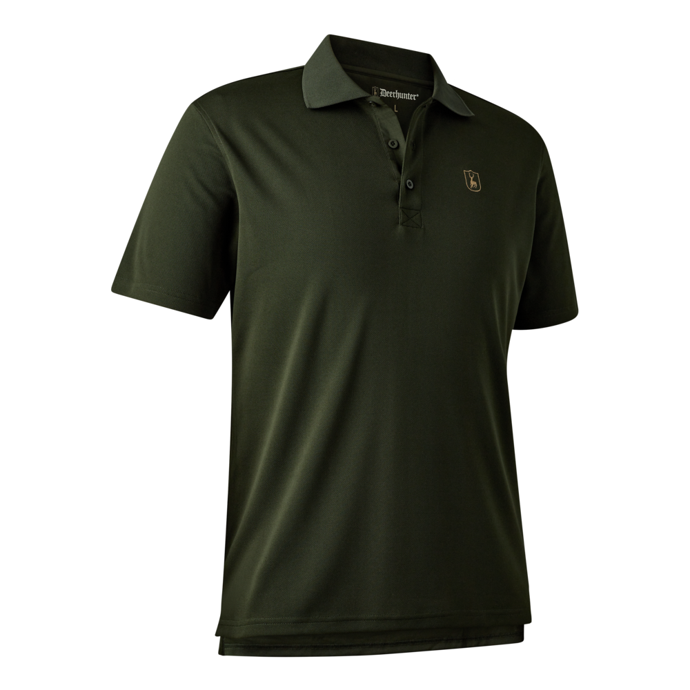 DEERHUNTER JAGD CLIMATE POLO SHIRT MIT 37.5® TECHNOLOGY