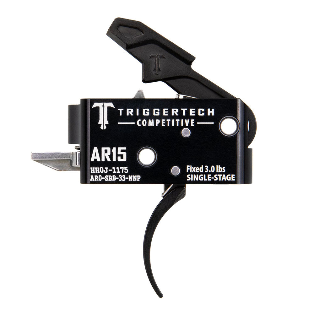 TRIGGERTECH WETTKAMPF CURVED ABZUG SS AR-15 SCHWARZ