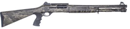TETRA ARMS T412 Halb. Auto. Flinte, 12/76. 7+1,Schwarz, Taktischer Schubschaft