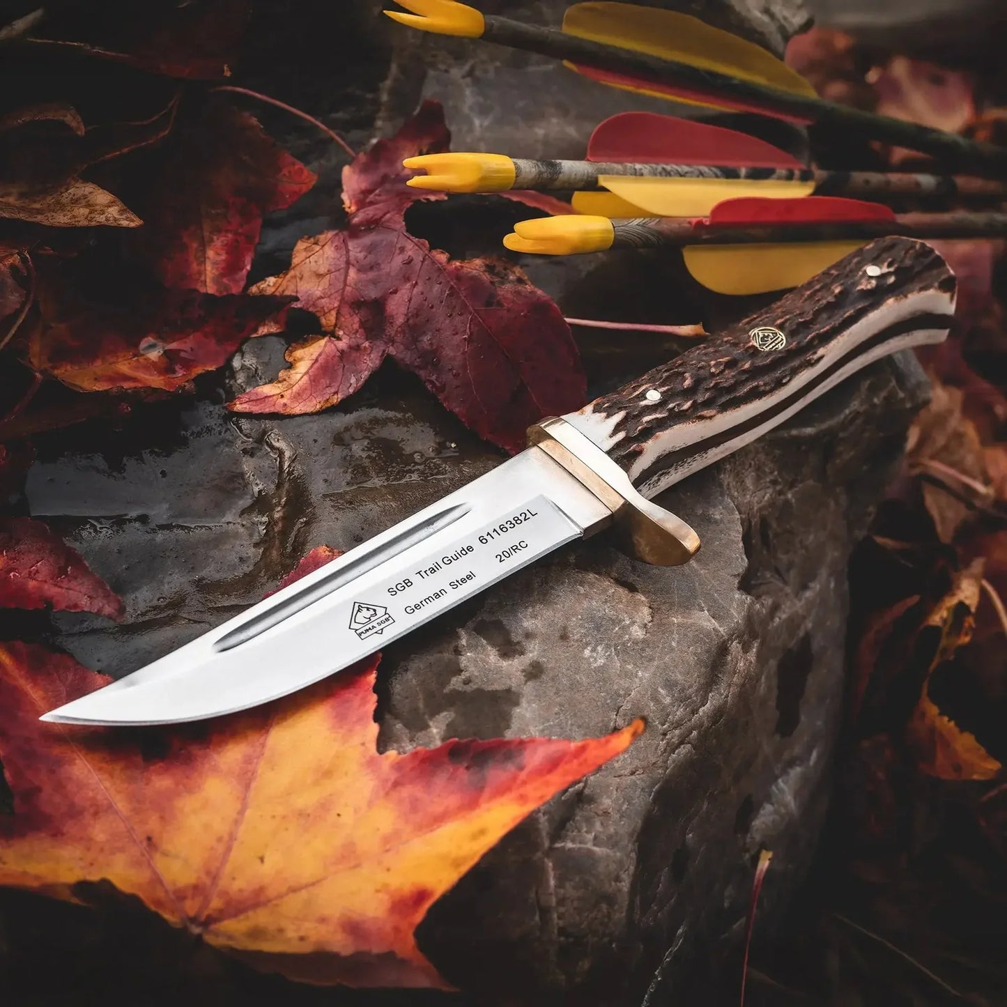 PUMA SGB TRAIL GUIDE, STAG JAGDMESSER