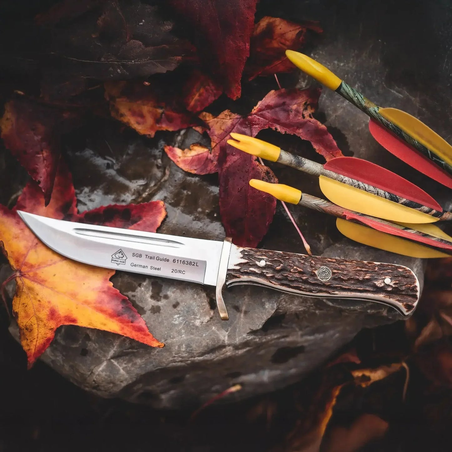 PUMA SGB TRAIL GUIDE, STAG JAGDMESSER