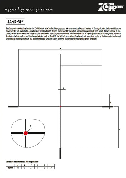ZERO COMPROMISE ZIELFERNROHR ZC HUNTER 1,7-12x50