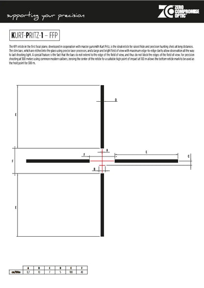 ZERO COMPROMISE ZIELFERNROHR ZC HUNTER 1,7-12x50
